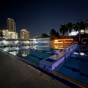 Evening At Valley Pool